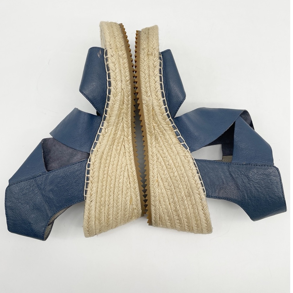 Eileen Fisher Willow Espadrille Wedge Sandals. Size 7 - Picture 5 of 9